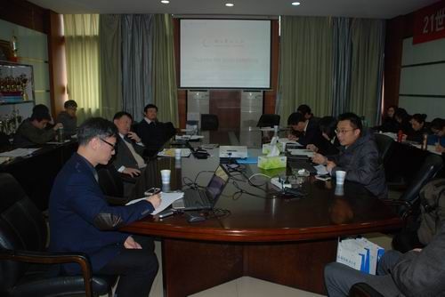 台北大学会计学教授来365英国官网进行学术交流